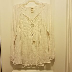 Boho Faded Glory peasant blouse